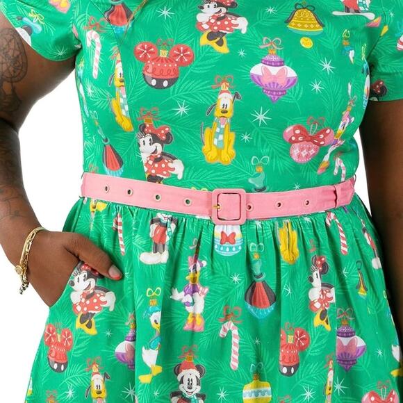 Loungefly Stitch Shoppe Holiday Disney Mickey and Friends Dress 3X - Picture 12 of 12